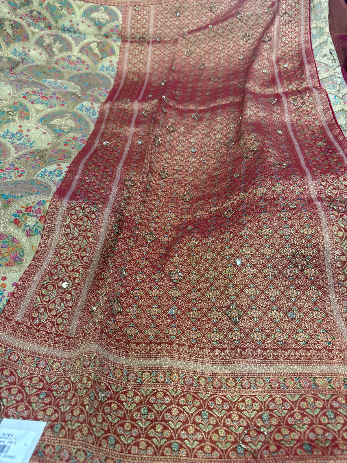Beautiful designer pure silk saree