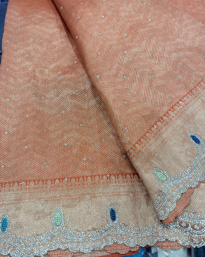 Beautiful designer pure silk saree