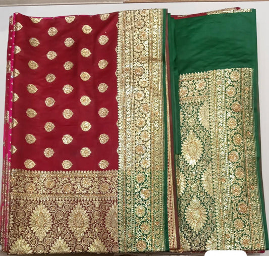 Beautiful designer pure silk saree