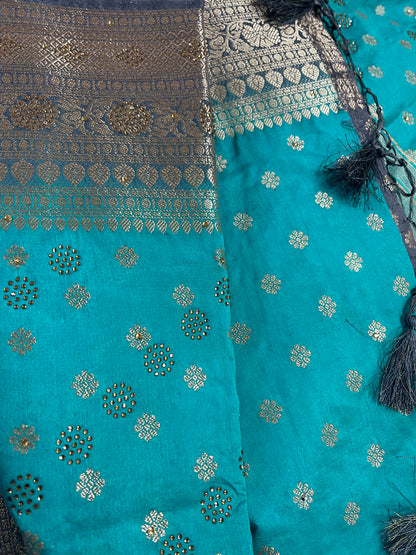 Beautiful designer silk saree