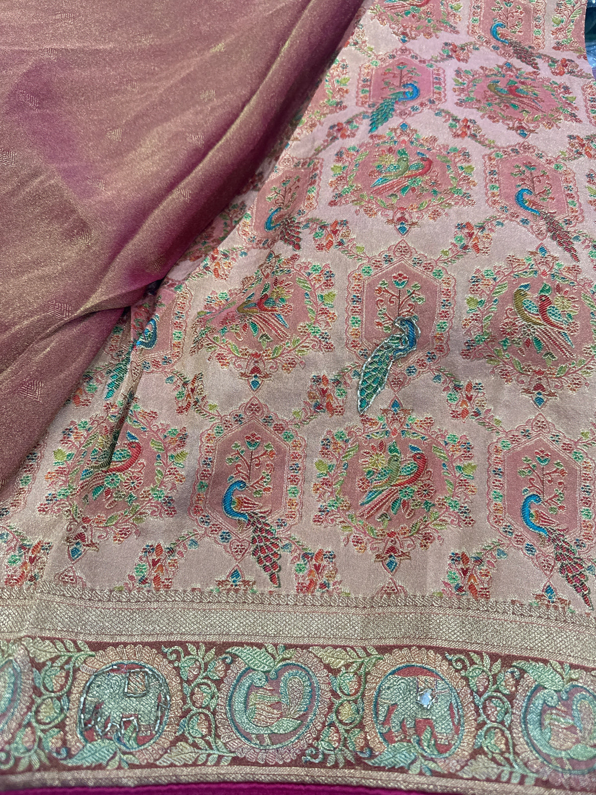 Beautiful designer pure silk saree