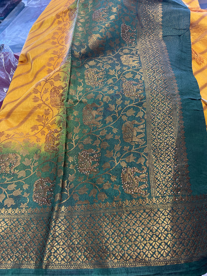 Beautiful designer silk saree