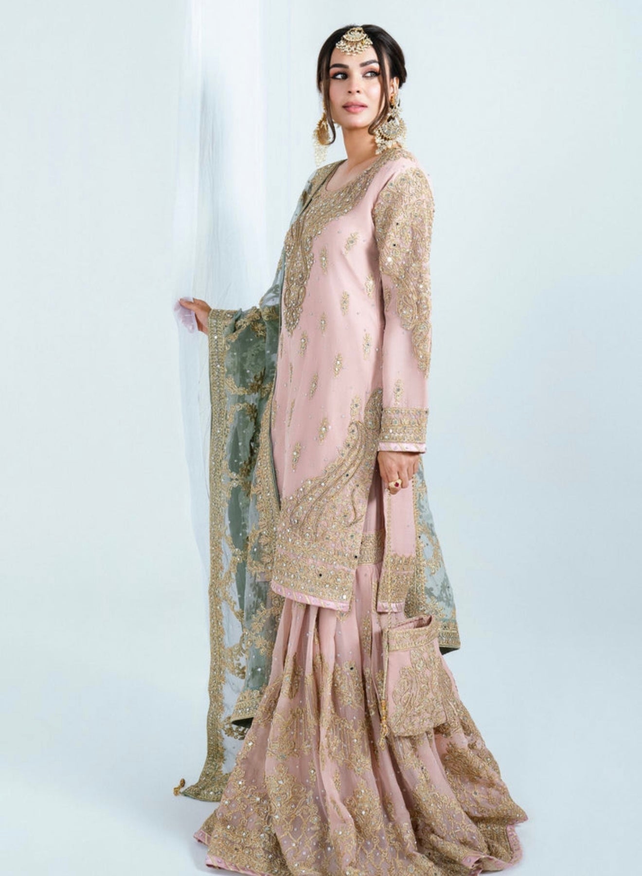 Beautiful designer gharara suit