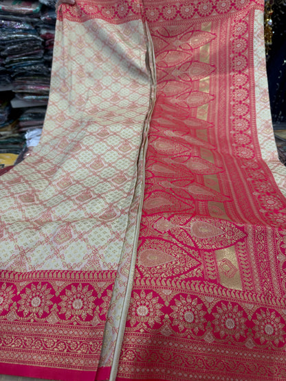 Beautiful designer silk saree