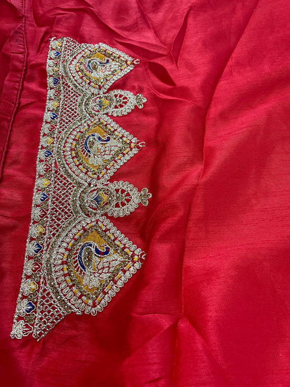 Beautiful designer silk saree