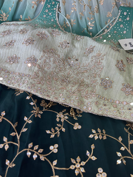 Beautiful designer heavily embroidery lengha choli suit