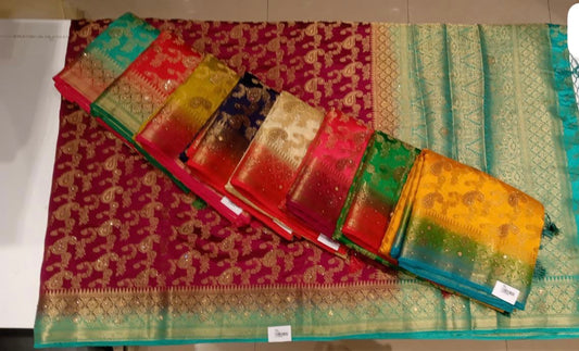 Beautiful designer silk saree