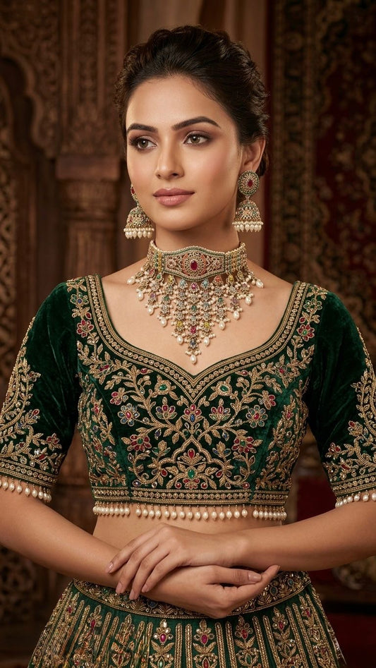 Beautiful designer necklace set