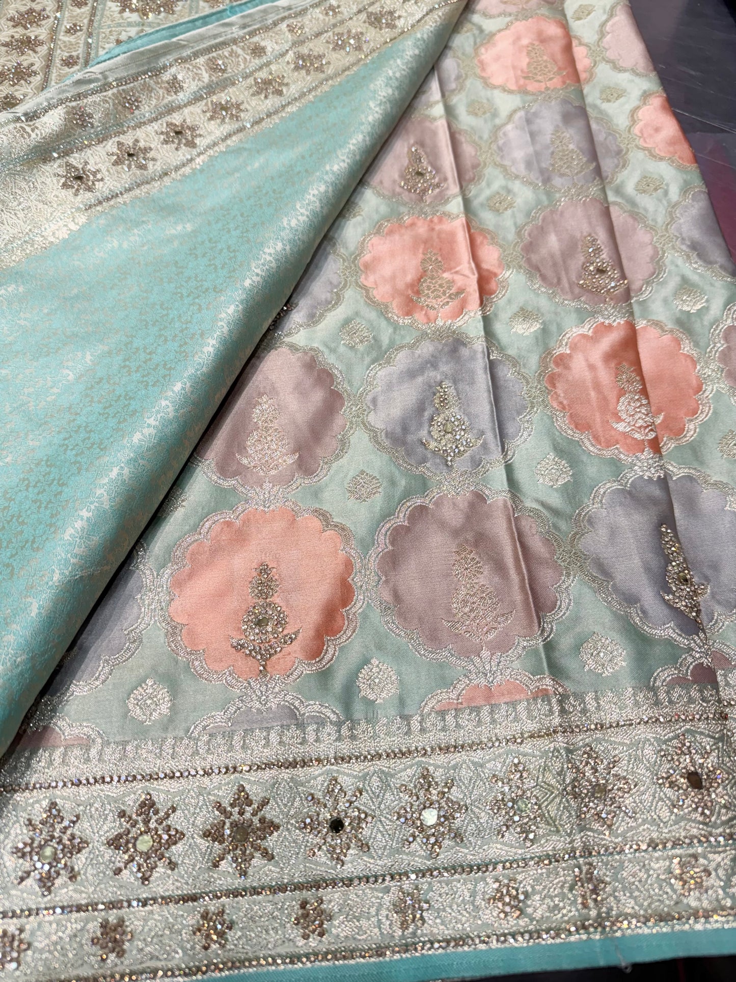 Beautiful designer pure silk saree