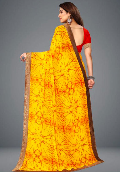 Beautiful designer printed saree