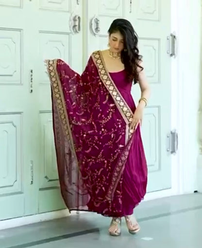 Beautiful designer anarkali suit