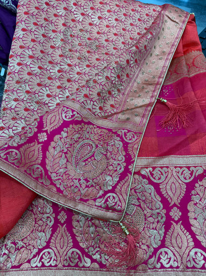 Beautiful designer box sarees