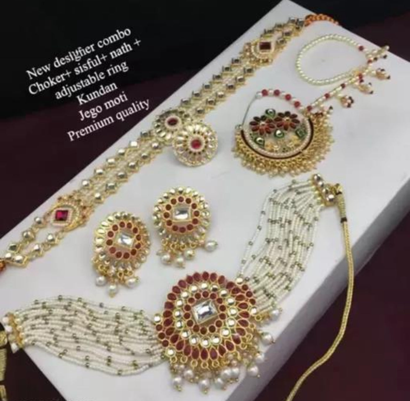 Beautiful designer necklace set