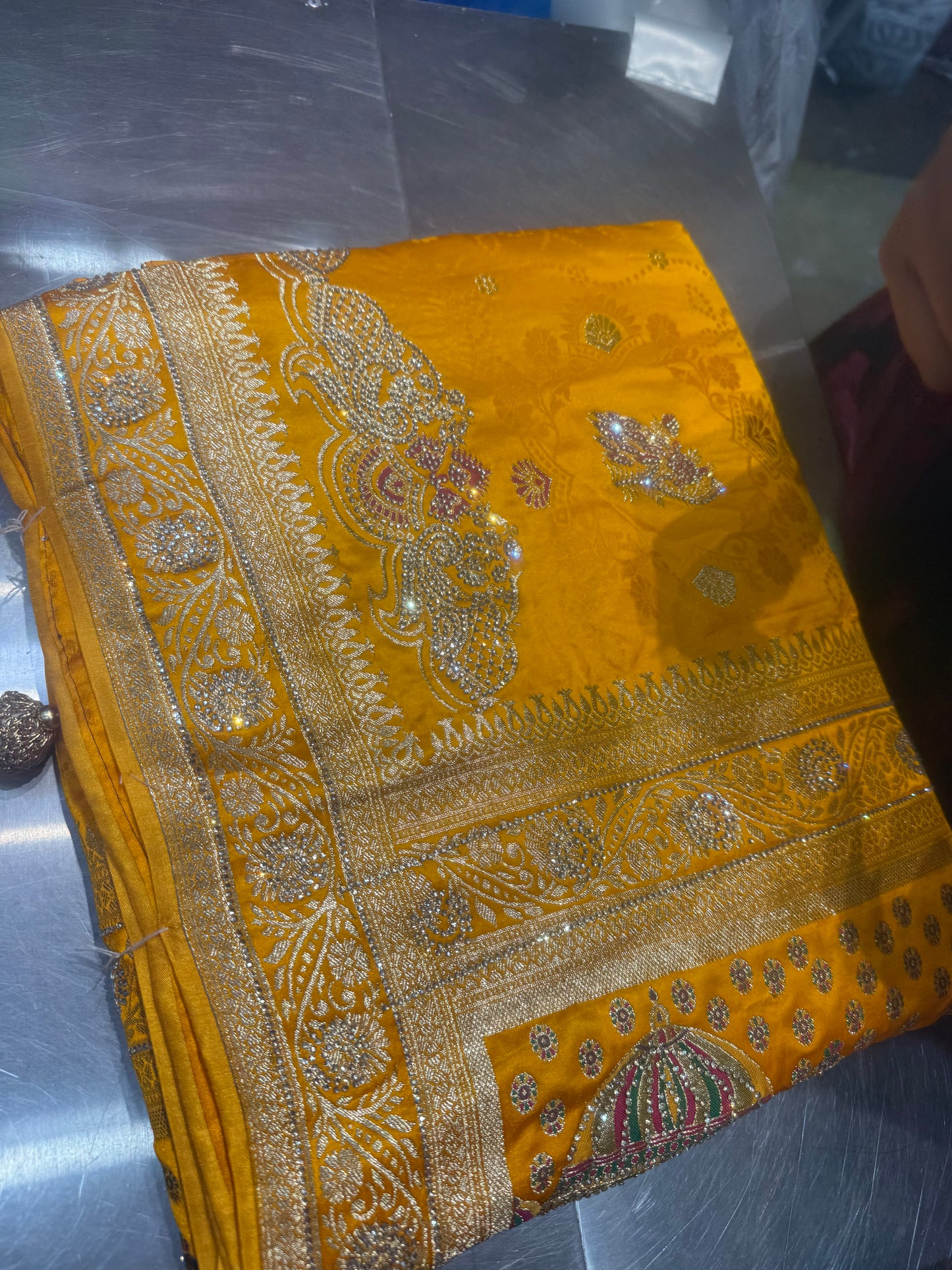 Beautiful designer pure silk saree