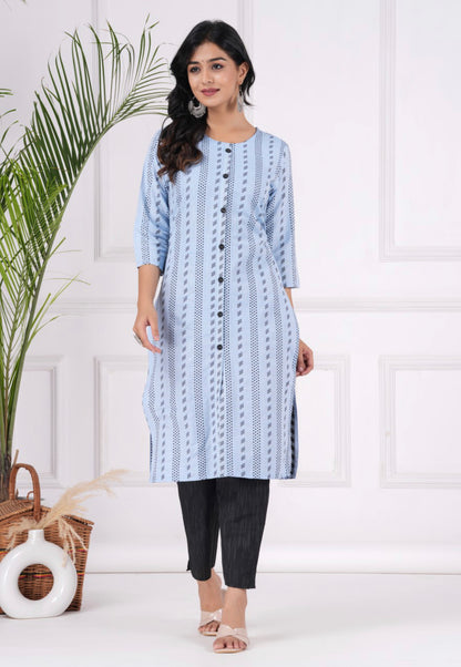 Beautiful designer kurti with pants