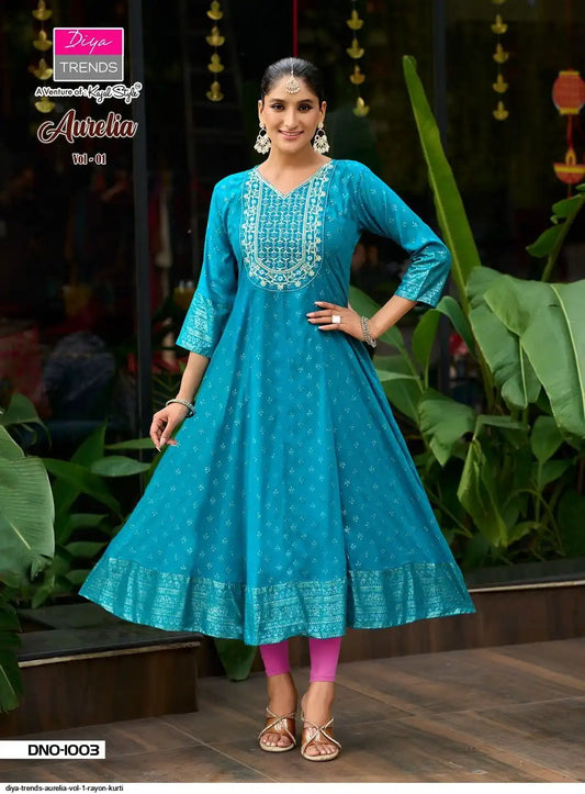 Beautiful designer flare Kurti