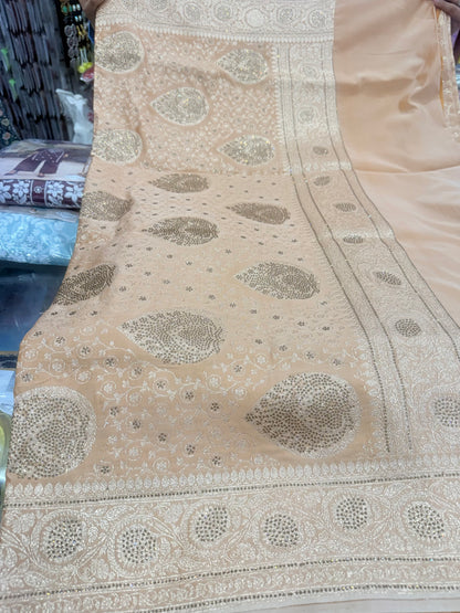 Beautiful designer pure silk saree