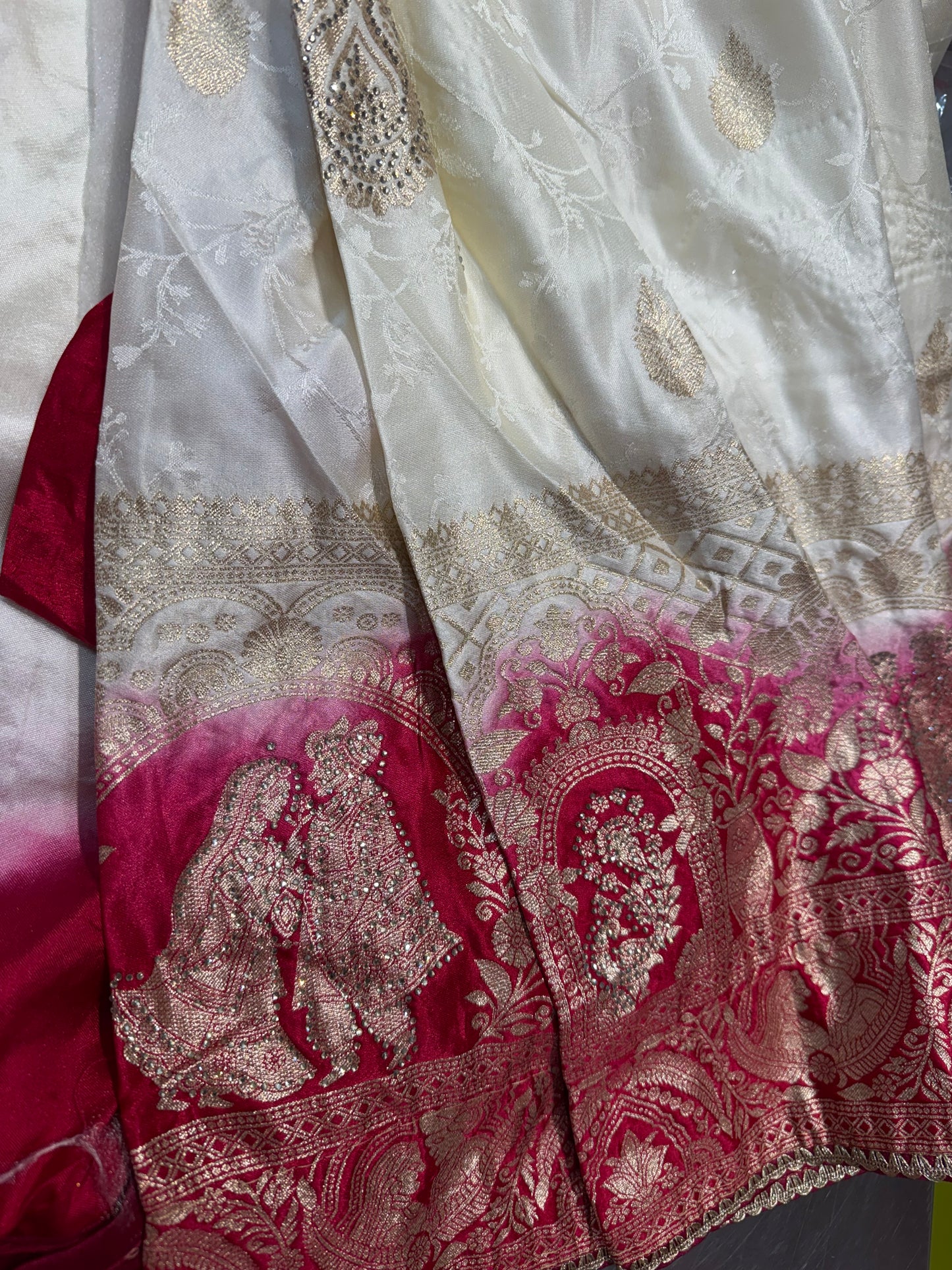 Beautiful designer pure silk saree