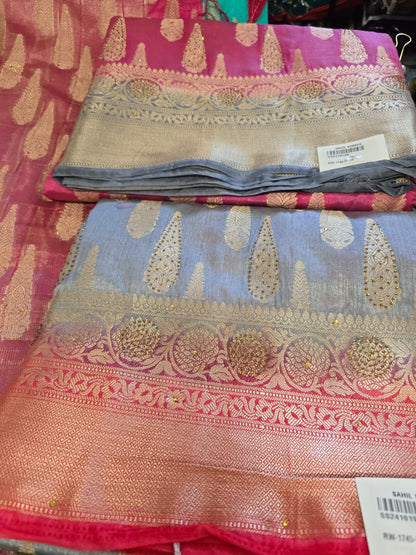 Beautiful designer silk saree