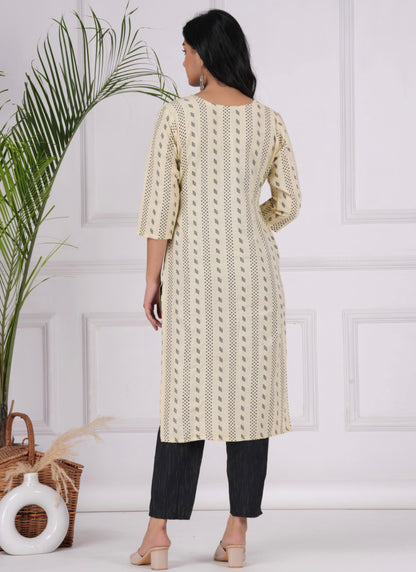 Beautiful designer kurti with pants