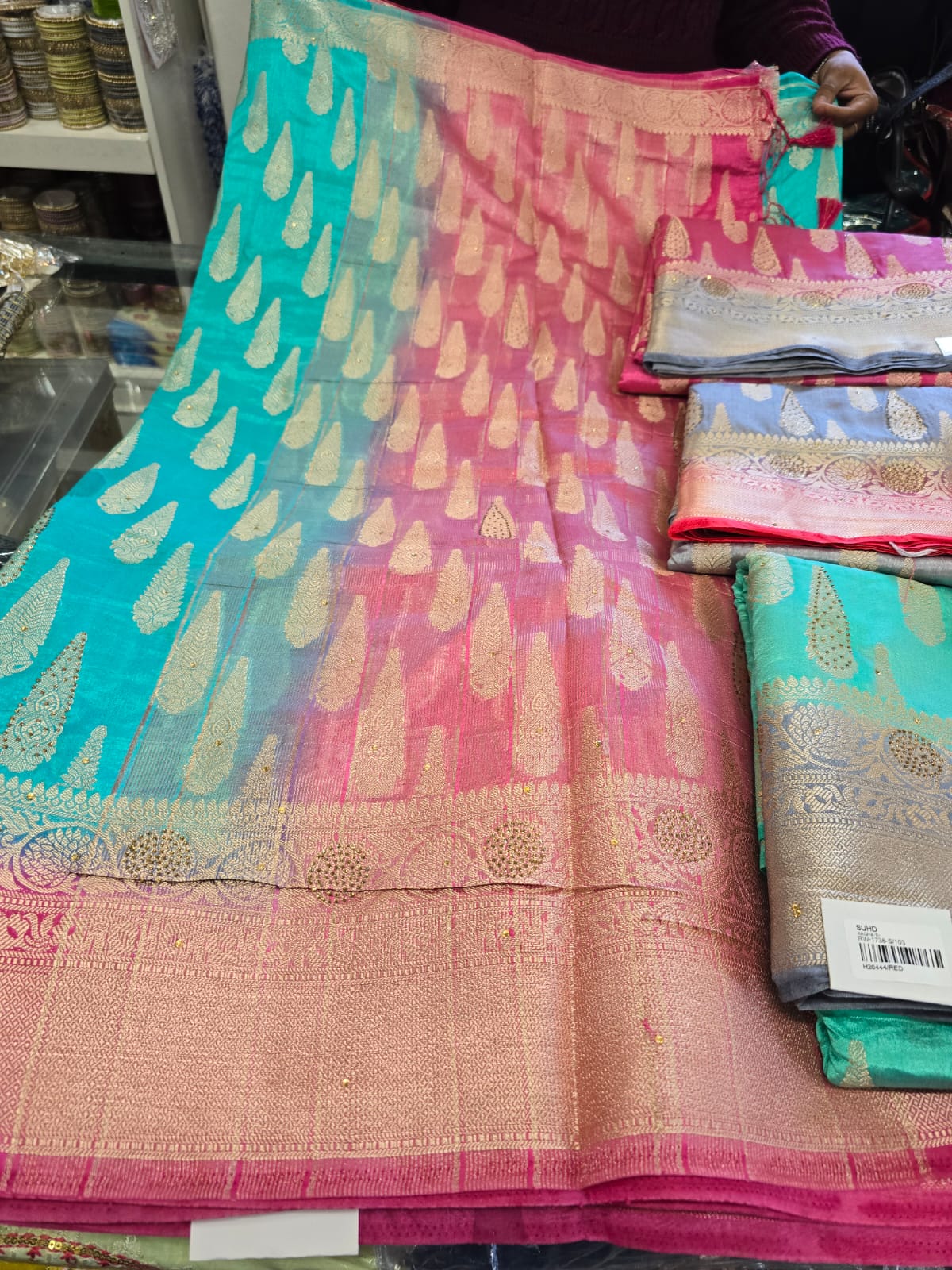 Beautiful designer silk saree