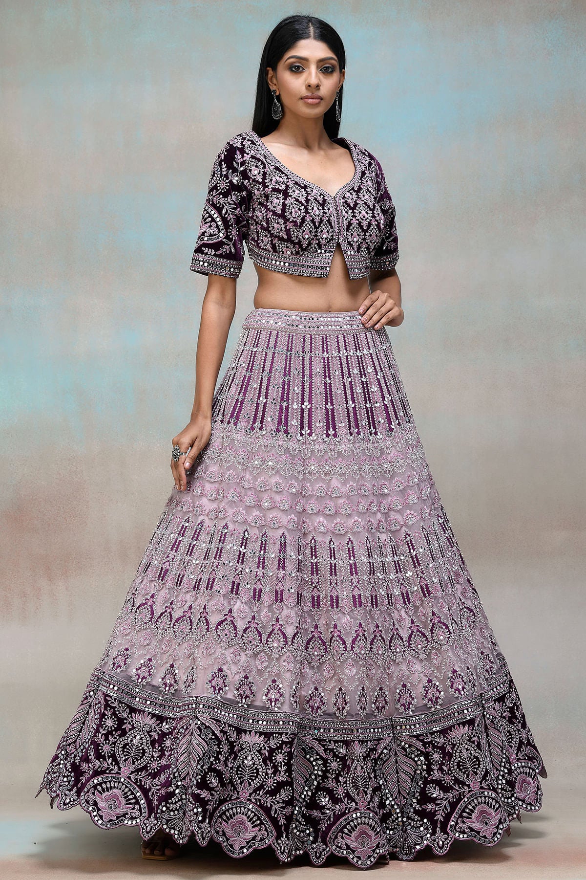 Beautiful designer Heavy Hand work Lehenga Choli