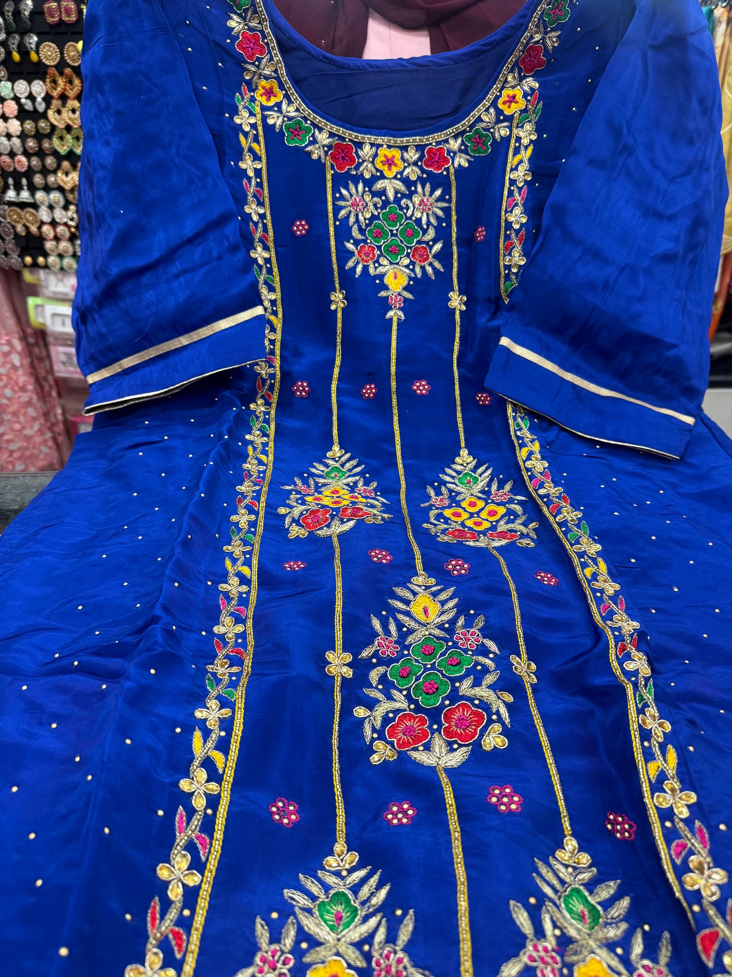 Beautiful designer plazo suit