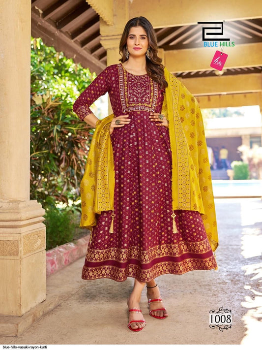 Beautiful designer kurti with dupptta