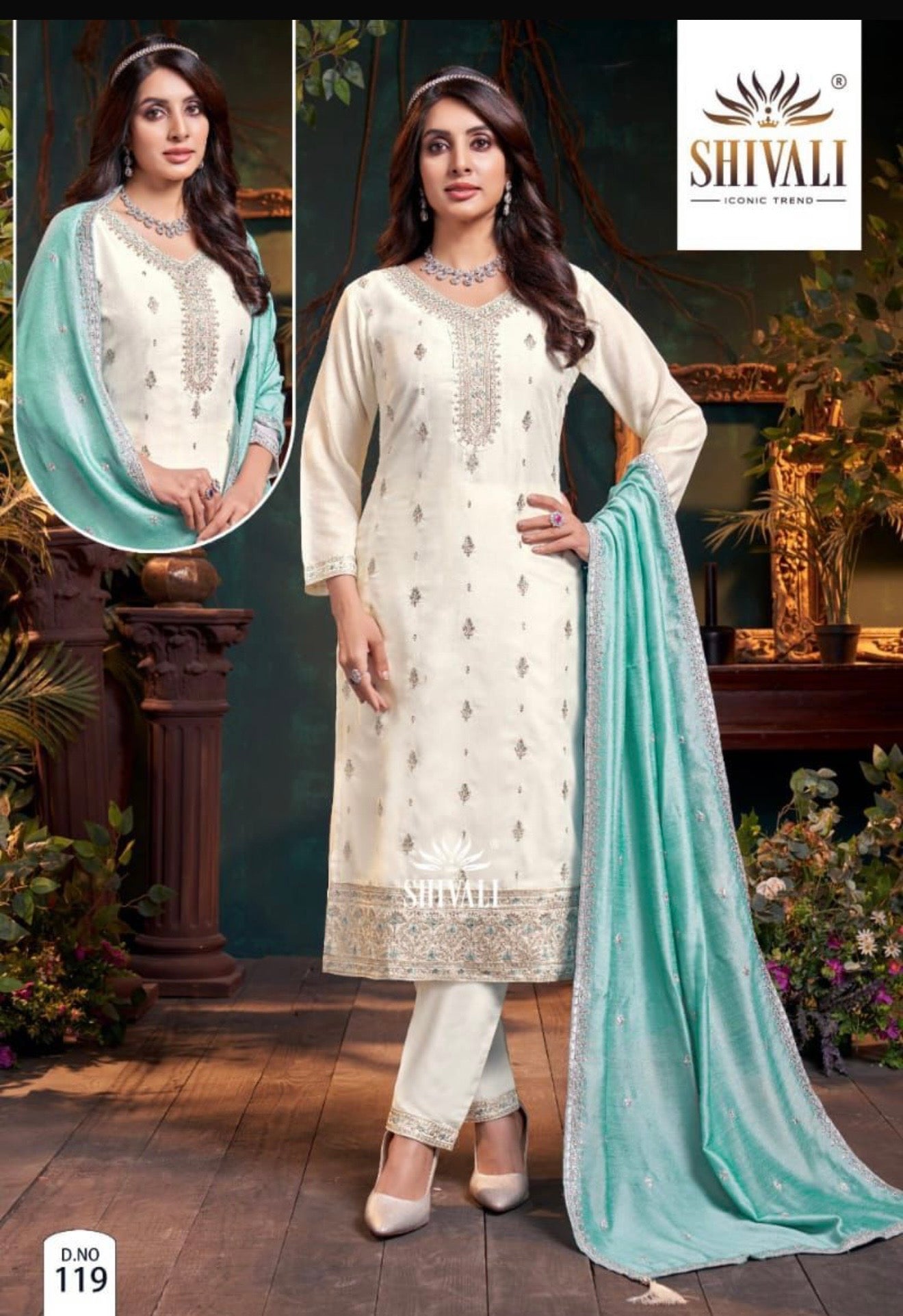 Beautiful straight Pakistani style suit