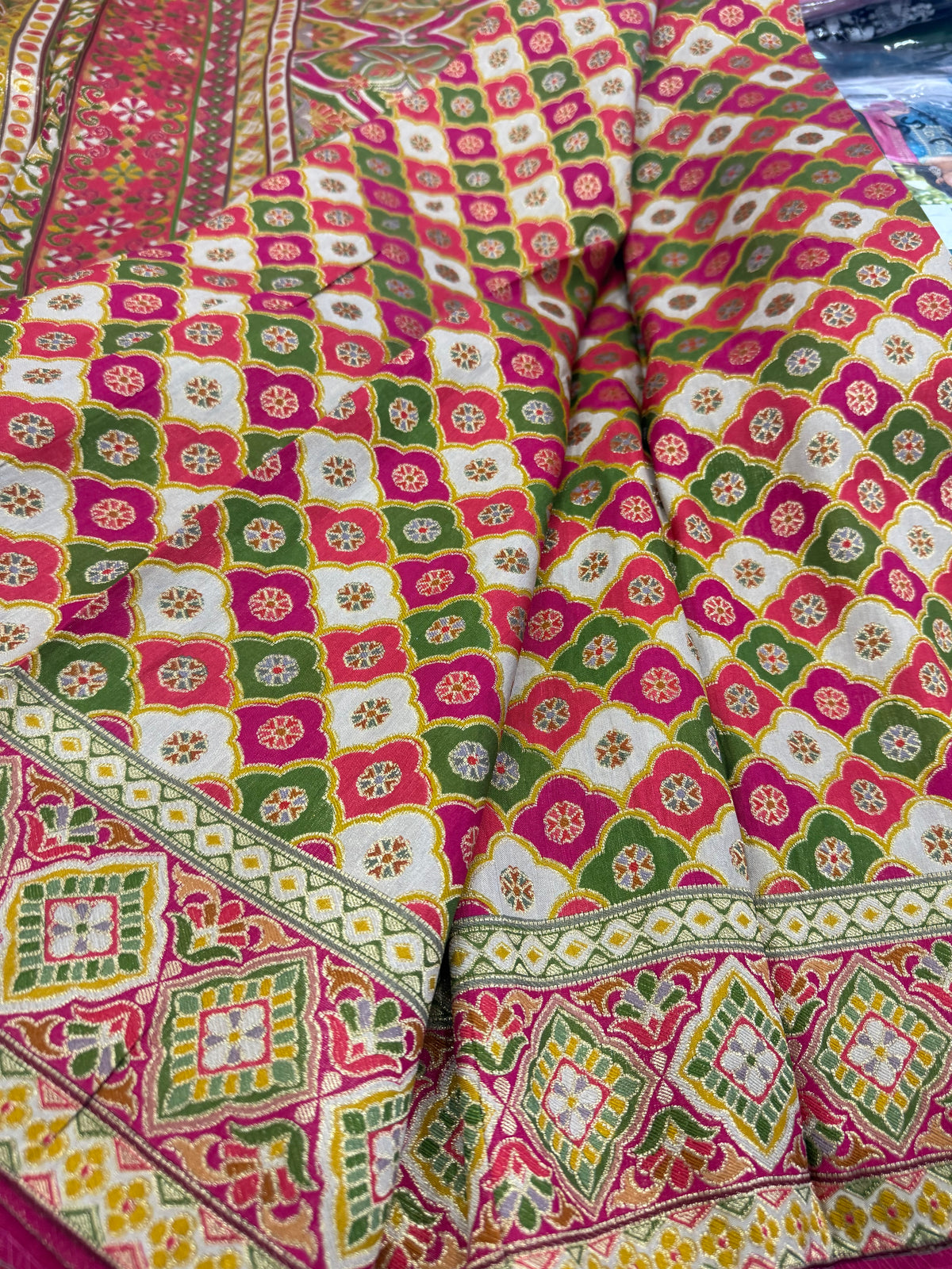 Beautiful designer pure silk saree