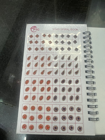 Beautiful designer gold stone tikka/bindi book