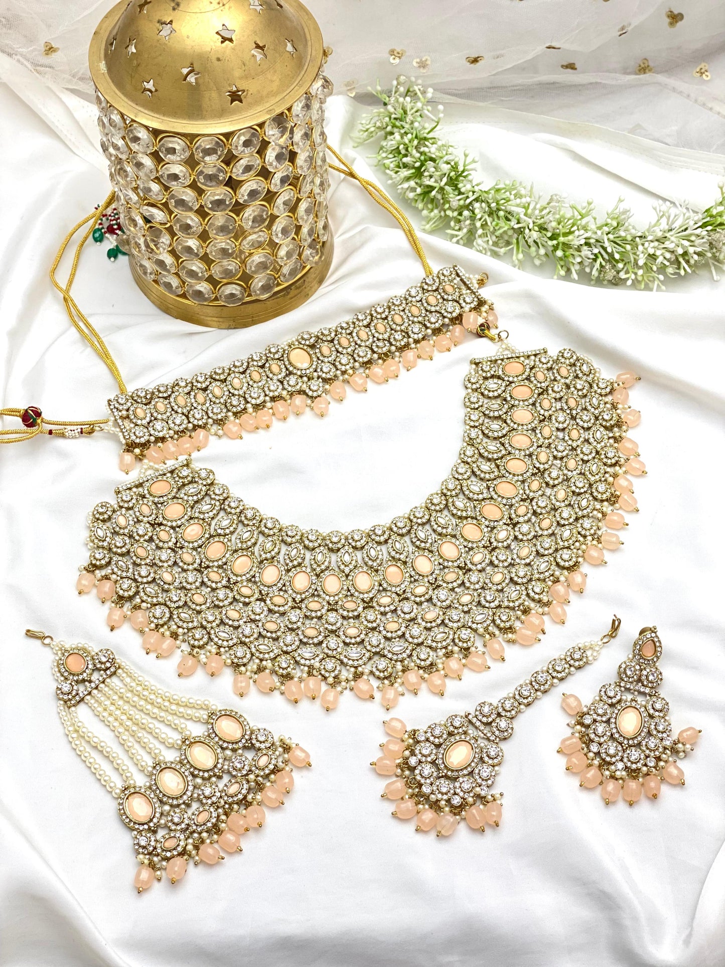 Beautiful designer bridal necklace set