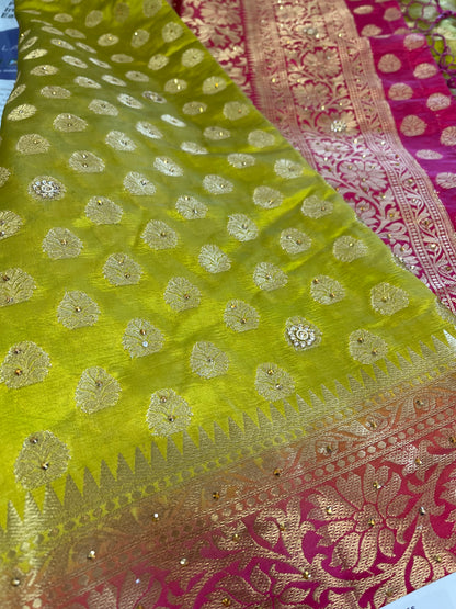 Beautiful designer silk saree