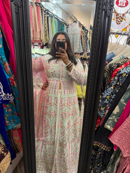 Beautiful designer long top lengha choli