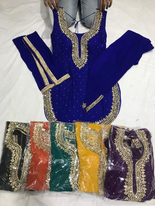 Beautiful designer dhoti patiala suit