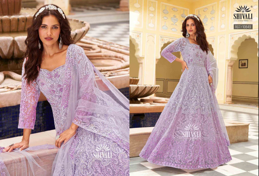Beautiful designer anarkali suit