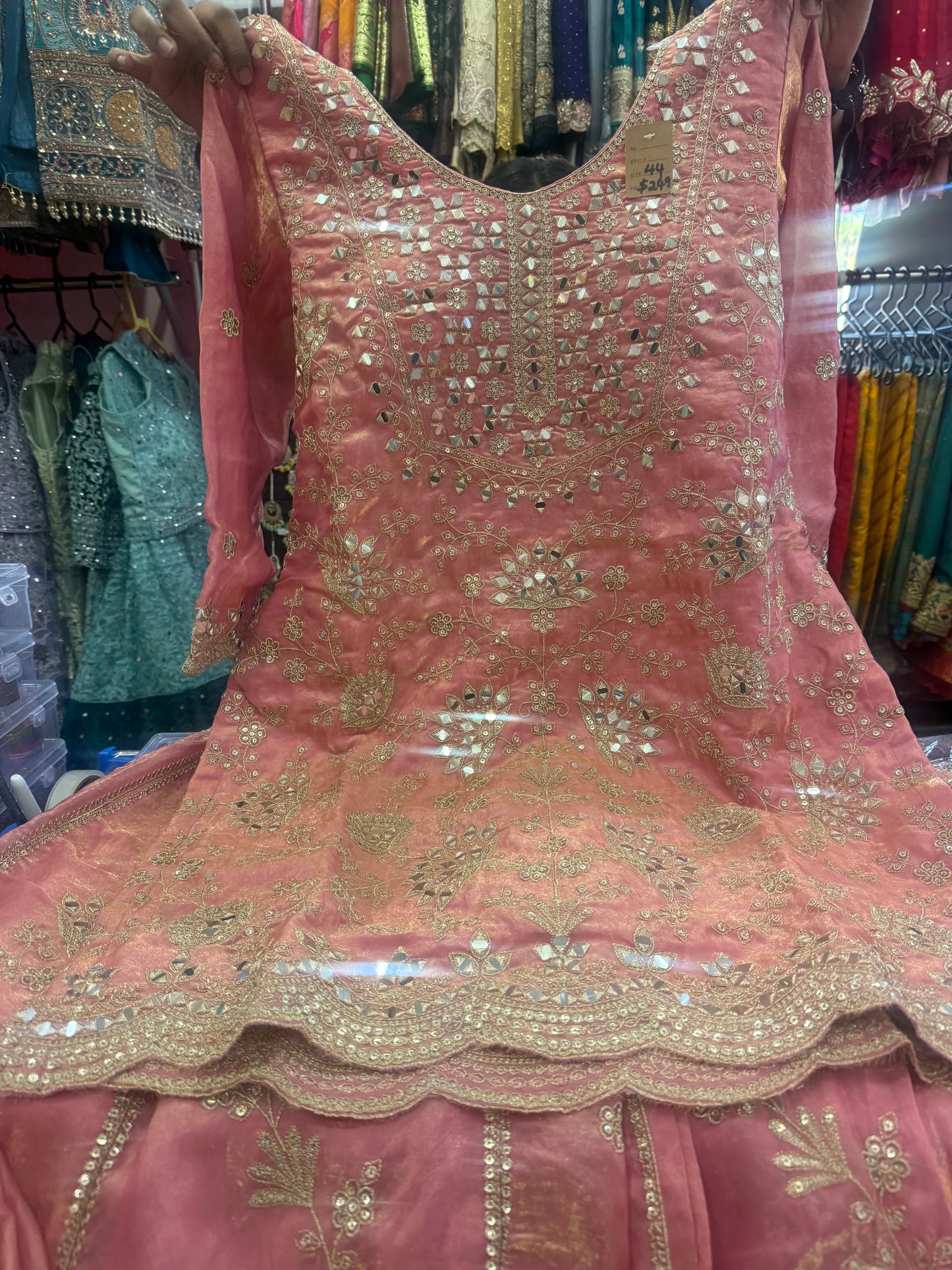 Beautiful designer plazo suit