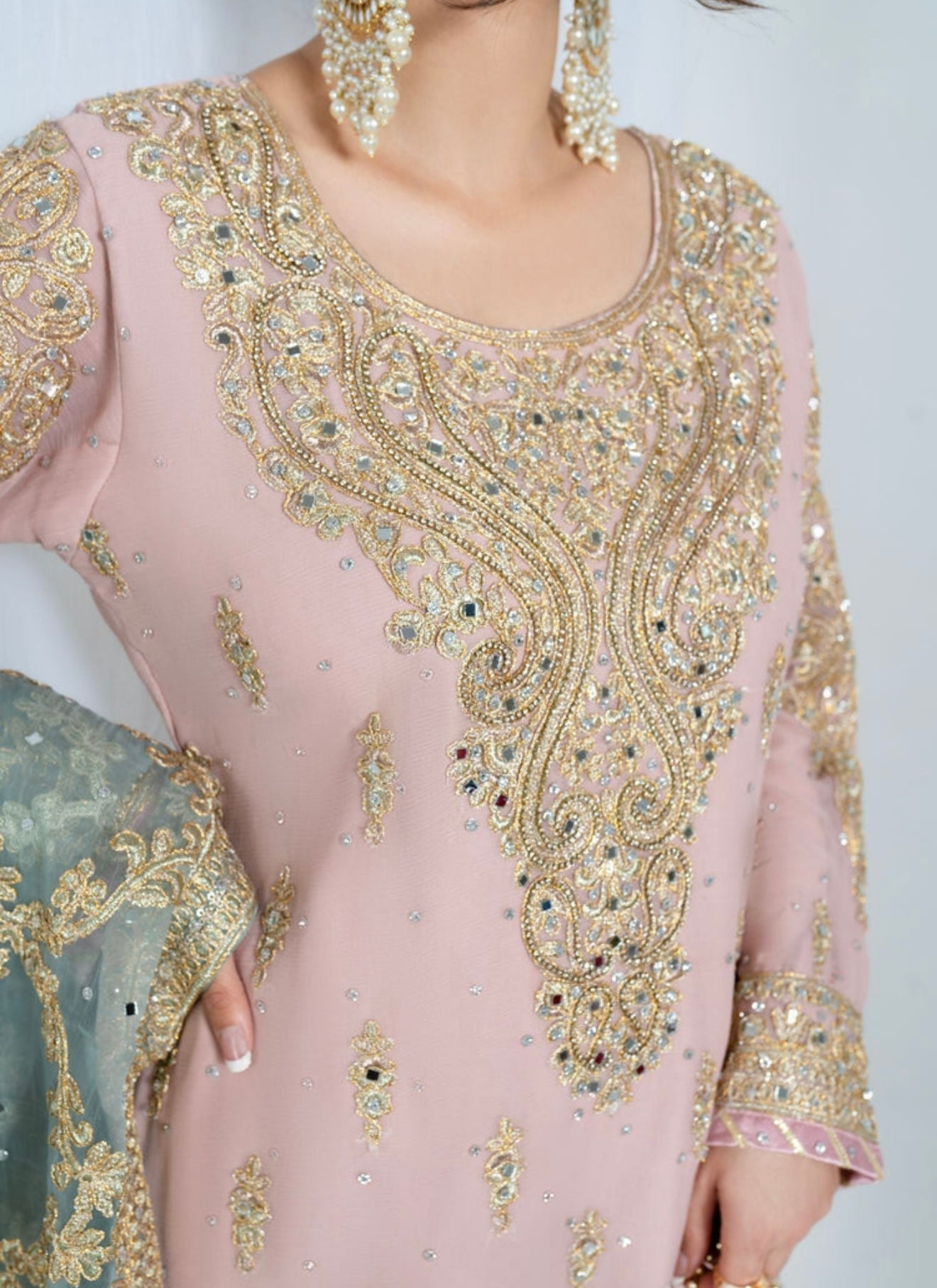 Beautiful designer gharara suit