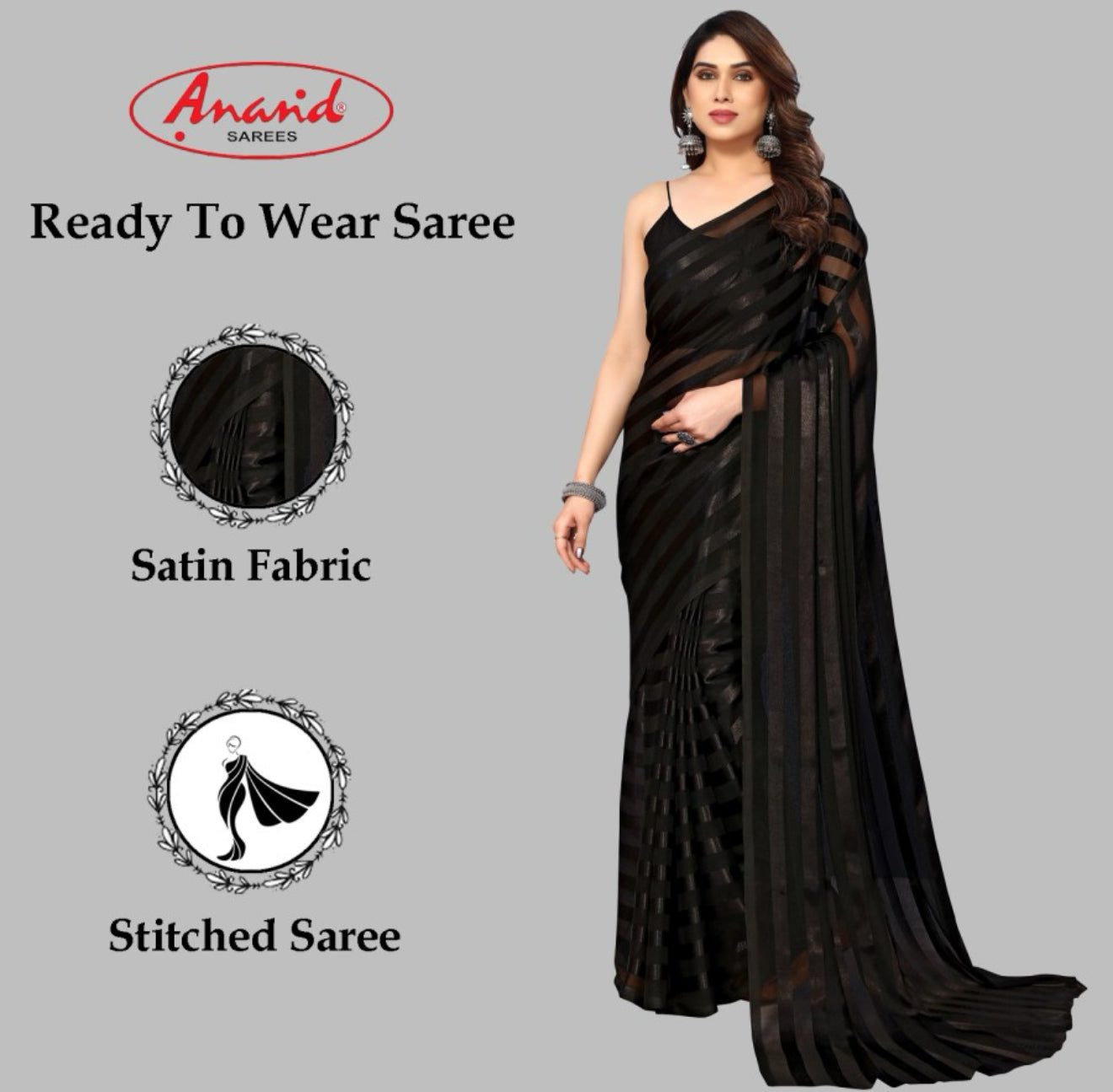 Beautiful designer readymade saree