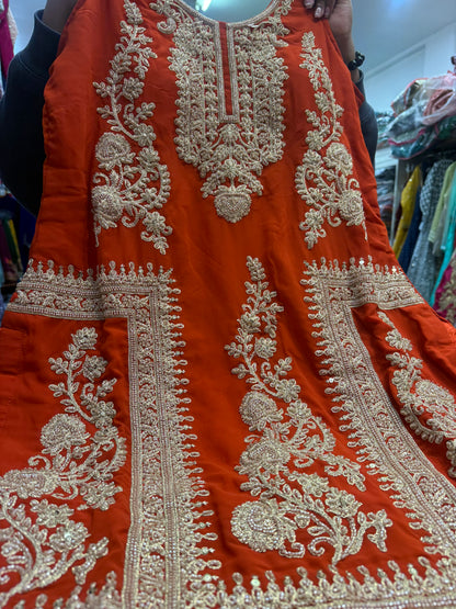 Beautiful designer sharara suit