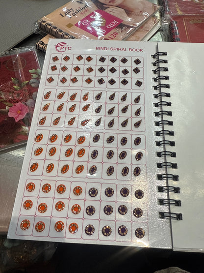 Beautiful designer gold stone tikka/bindi book