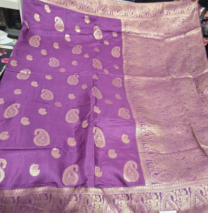 Beautiful designer silk saree