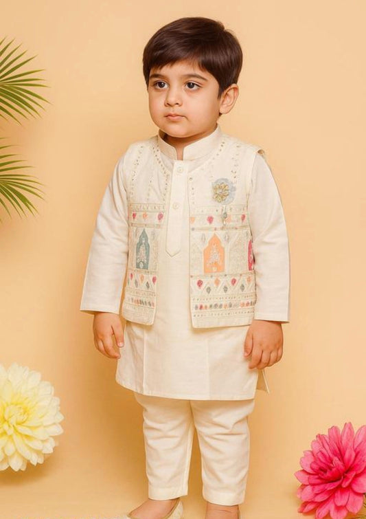 Beautiful designer boys kurta set