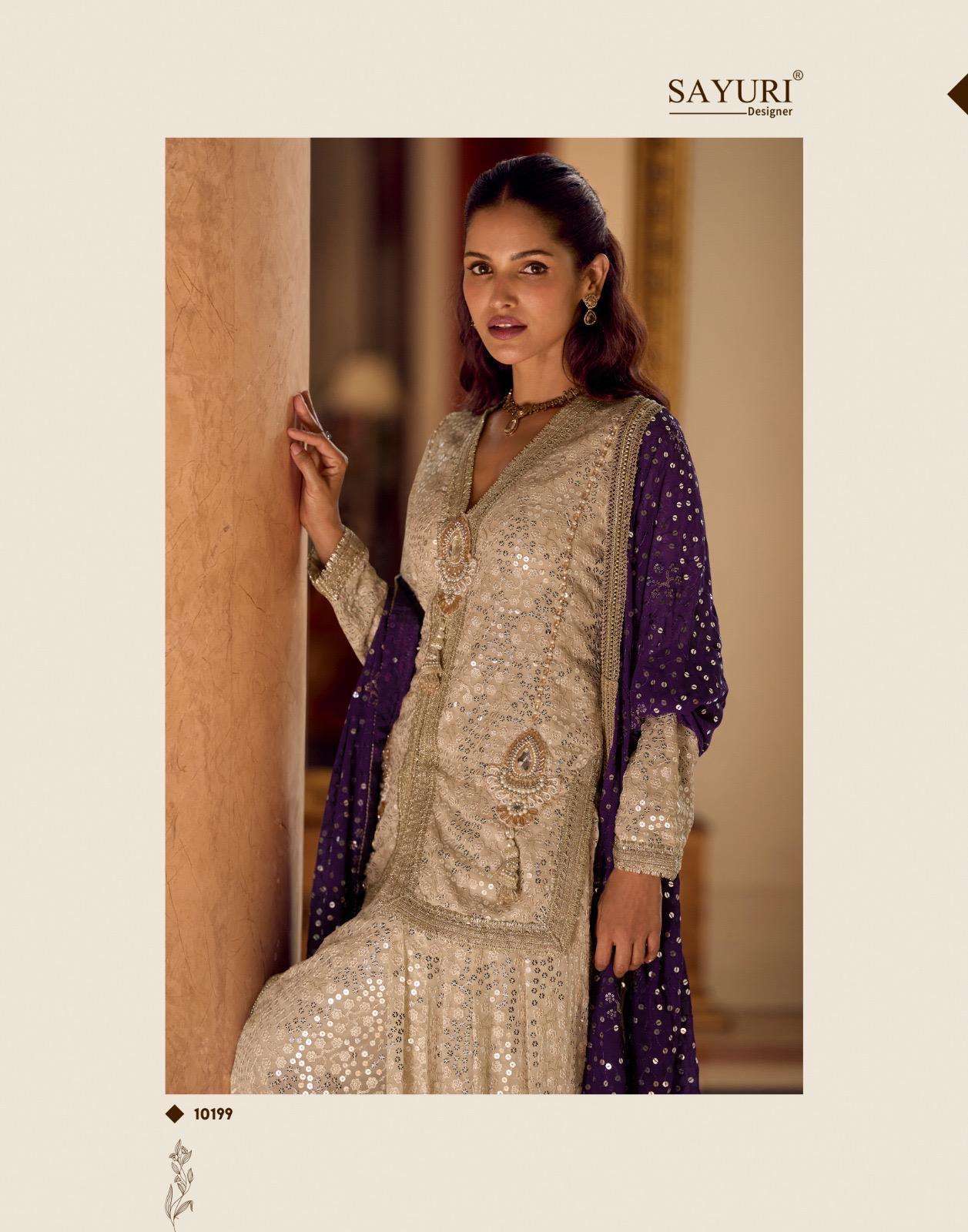 Beautiful DESIGNER SWAROSKI PREMIUM GEORGETTE SUIT