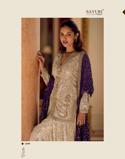 Beautiful DESIGNER SWAROSKI PREMIUM GEORGETTE SUIT