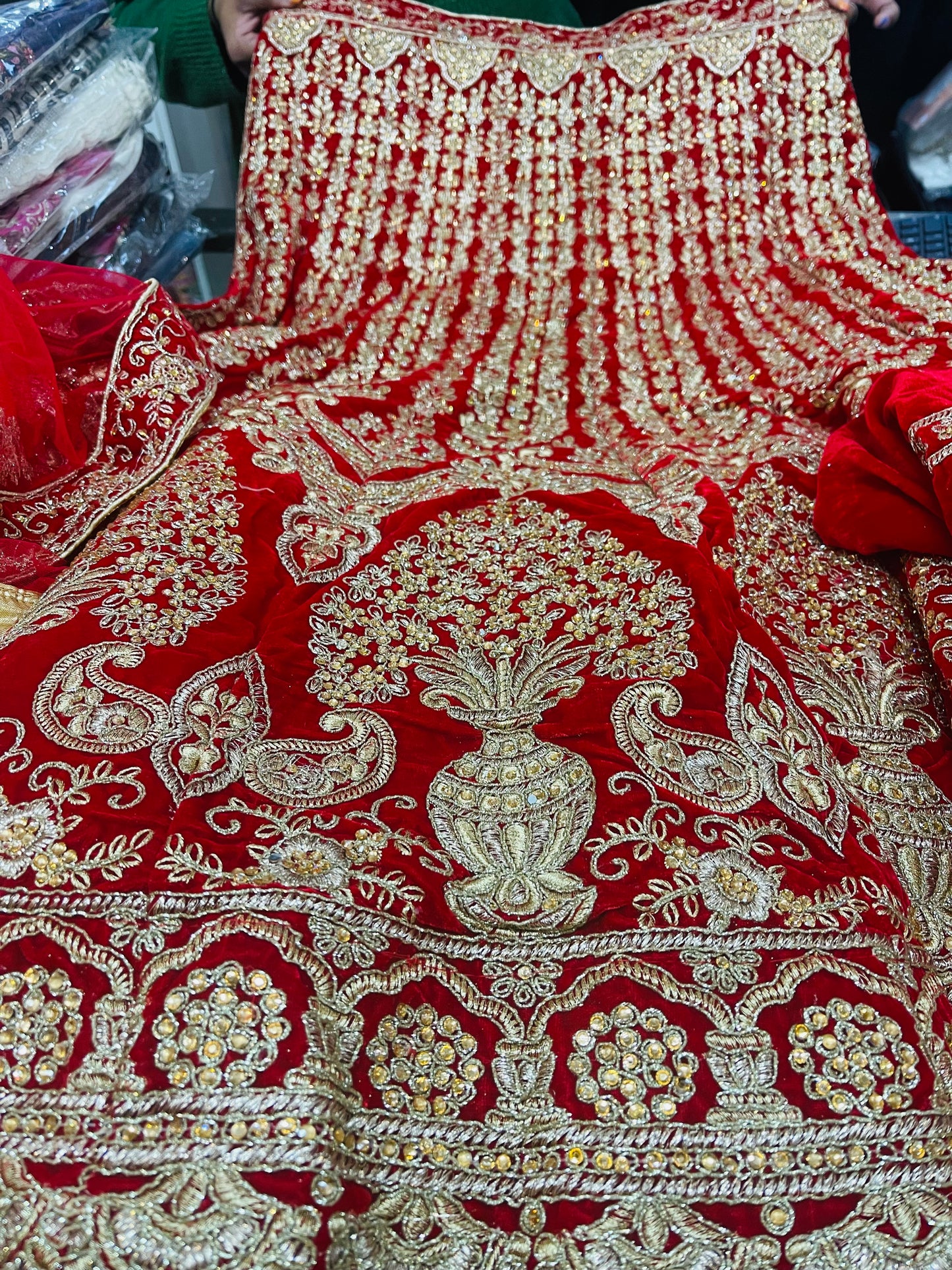 Beautiful designer bridal lengha