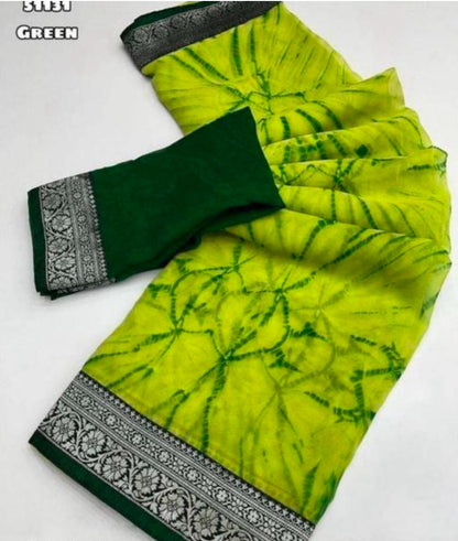 Beautiful designer printed saree