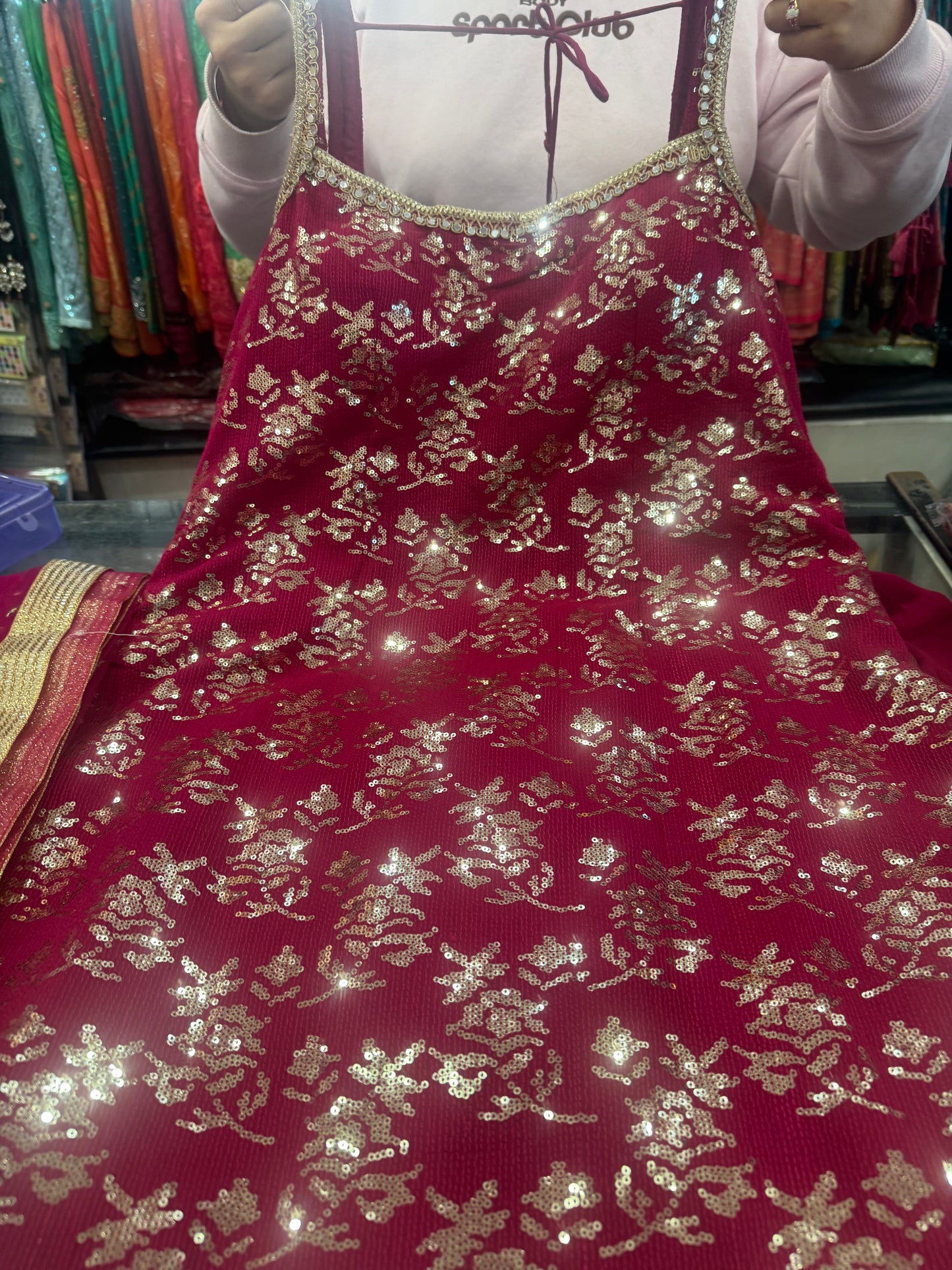 Beautiful designer sharara suit