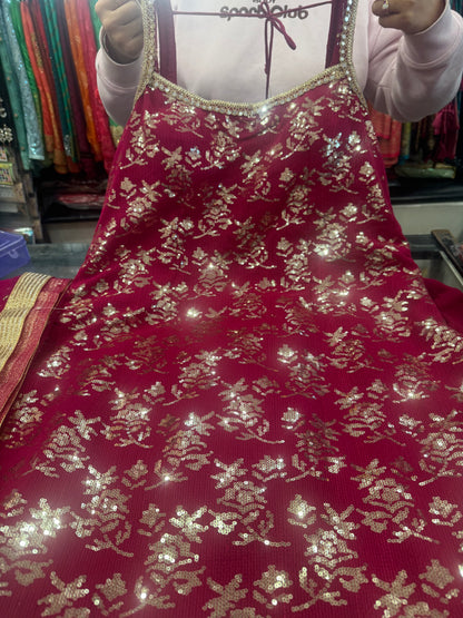 Beautiful designer sharara suit
