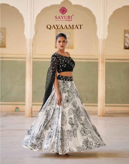 Beautiful designer indo western style lengha choli
